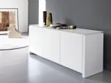 Madia in laccato opaco con piano in vetro serigrafato Mag 01 di Calligaris