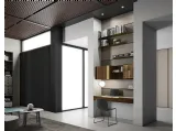 Parete Attrezzata Slim Up Comp 10 in Rovere Termotrattato di Dall'Agnese