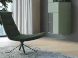 Poltrona in tessuto Lounge di Doimo Salotti