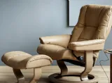 Poltrona relax in pelle con imbottitura ultra morbida Mayfair di Stressless