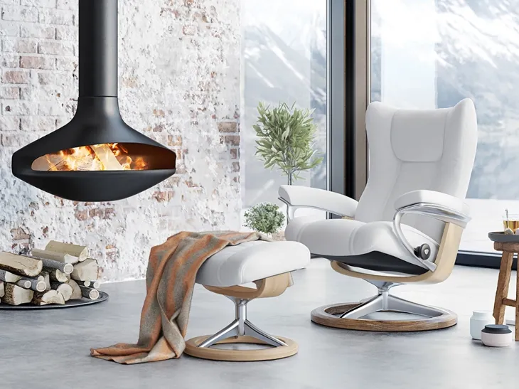Poltrona in pelle Wing di Stressless