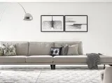 Divano accogliente rivestito in tessuto Queen di Calligaris