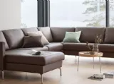 Divano in pelle imbottito angolare con penisola Copenaghen di Stressless