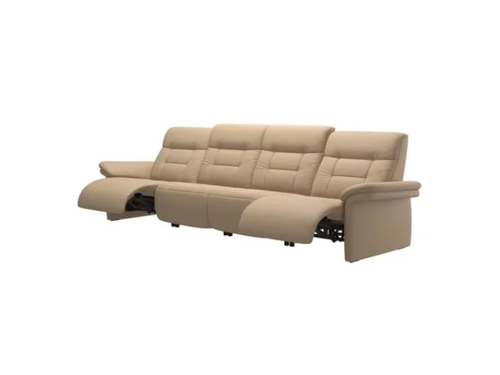 Divano lineare in tessuto con meccanismo relax Mary di Stressless