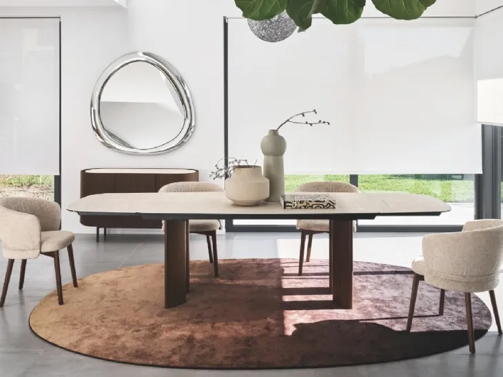 Sedia imbottita Vanilla di Calligaris