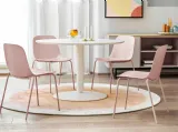 Sedia impilabile in polipropilene con gambe in metallo verniciato Vela 01 di Calligaris
