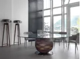 Tavolo rotondo di design a sfera Gheo-k di Porada