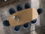 Tavolo fisso in legno Random di Ozzio