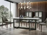 Tavolo Zen Zenith con top in laminato e struttura in legno di Mobilgam