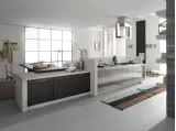Cucina Classica lineare in legno e acciaio Asolo 04 di Dibiesse