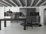 Cucina Design lineare Artè in laccato lucido di Key Cucine