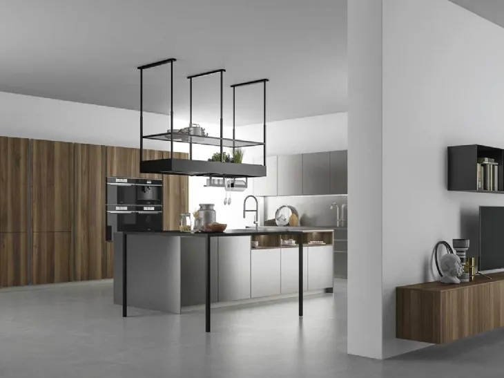Cucina Design lineare con finiture di pregio Aspen 001 di Doimo Cucine