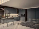 Cucina Moderna Coco Light angolare con penisola di Dibiesse