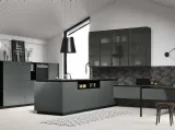 Cucina Moderna lineare in laccato opaco con top in granito D20 001 di Doimo Cucine