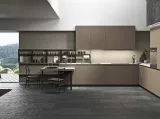 Cucina Moderna con penisola Spring Job 02 in laminato di Dibiesse