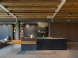 Cucina Moderna lineare in essenza di rovere Filo 01 di Dibiesse