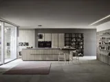 Cucina Moderna con penisola Spring Gola 01 in melaminico di Dibiesse
